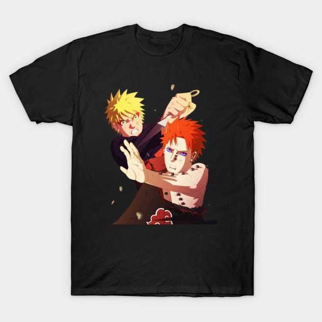 Naruto VS Pain T-Shirt by IgneousGaming